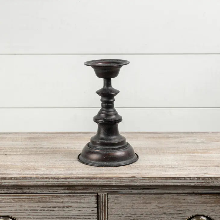 10" Black Candlestick