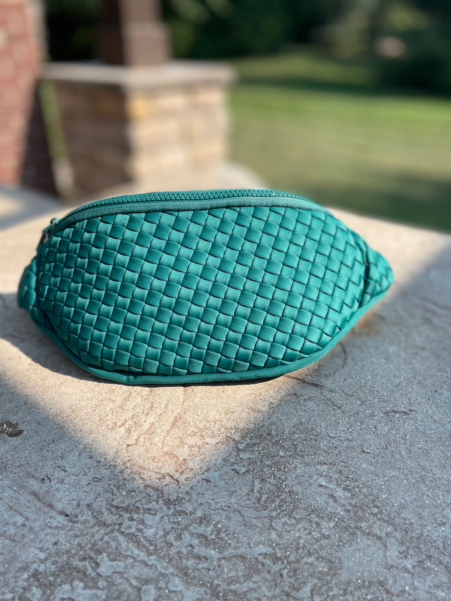 Aim High Belt Bag-emerald green