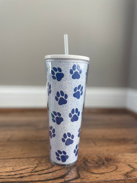 UK paw print tumbler