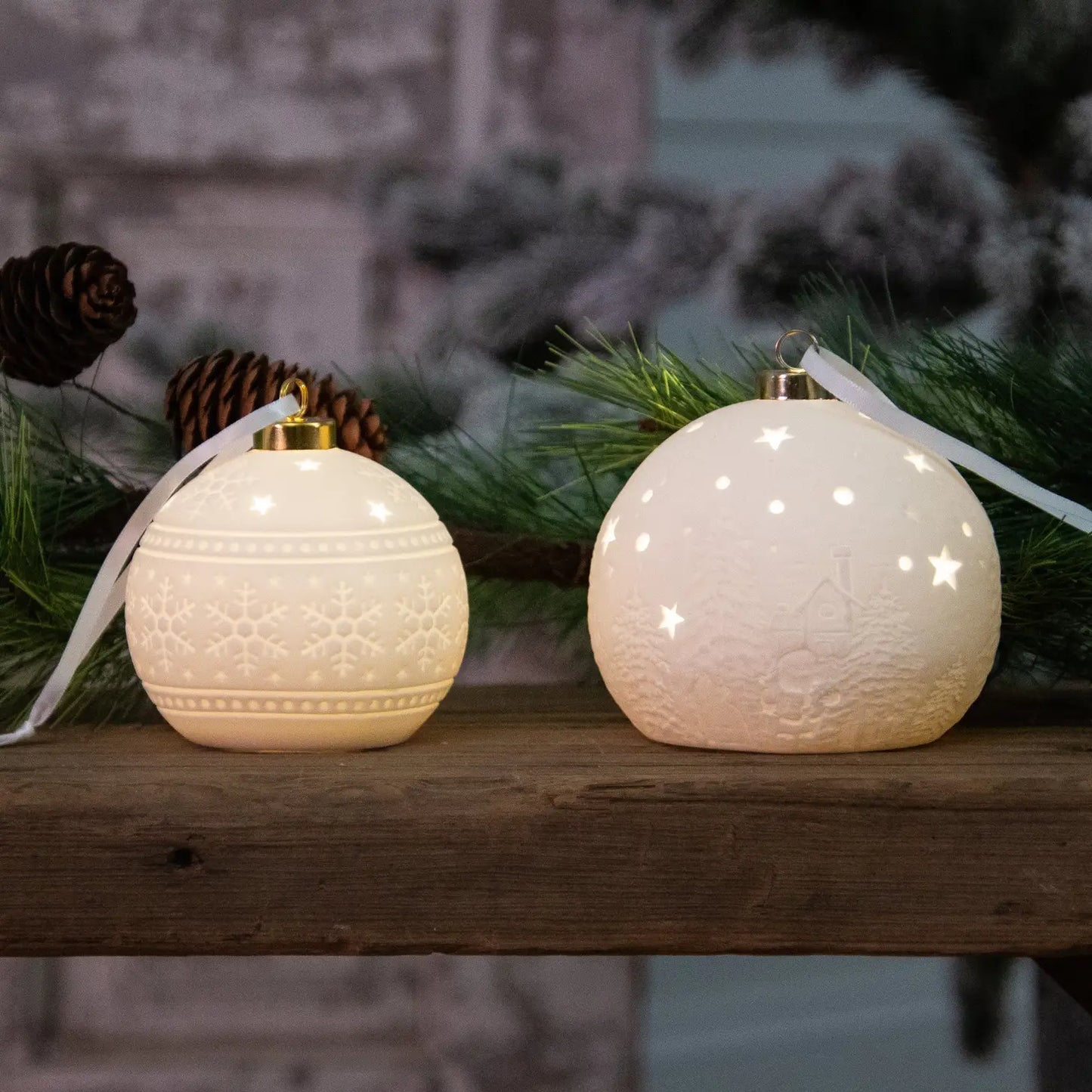 Ceramic Bisque Light Up Ornament