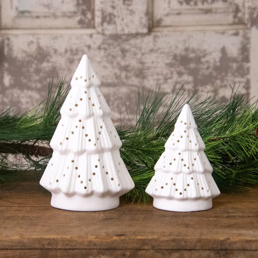 Ceramic Bisque Light Up Tree