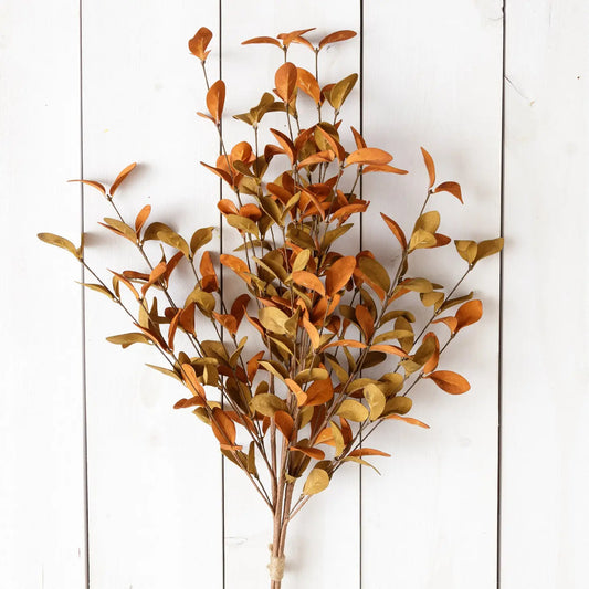 Rust and Tan fall leaves