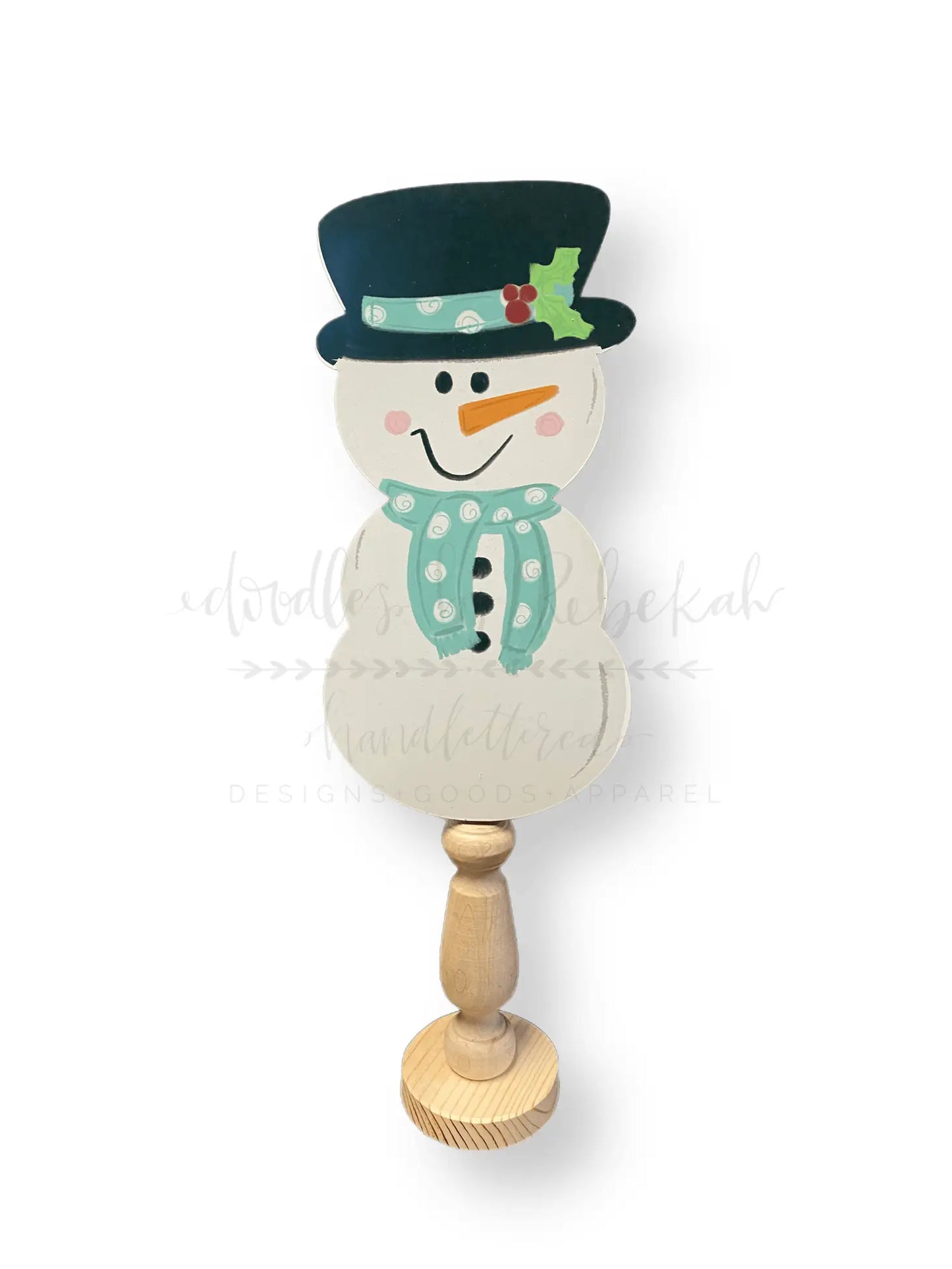 Snowman topper (base not included)