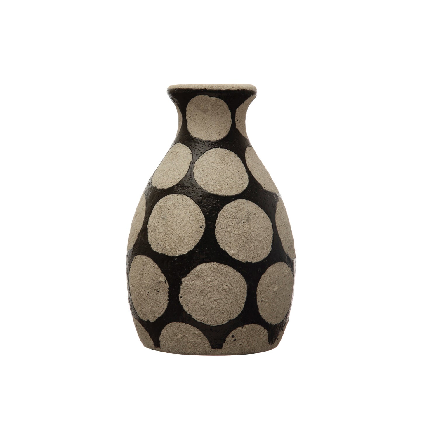 Black terra cotta vase