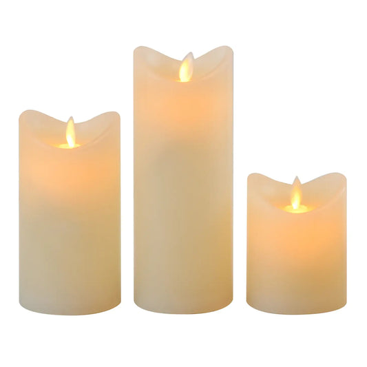 Battery Operated LED Wax Candles