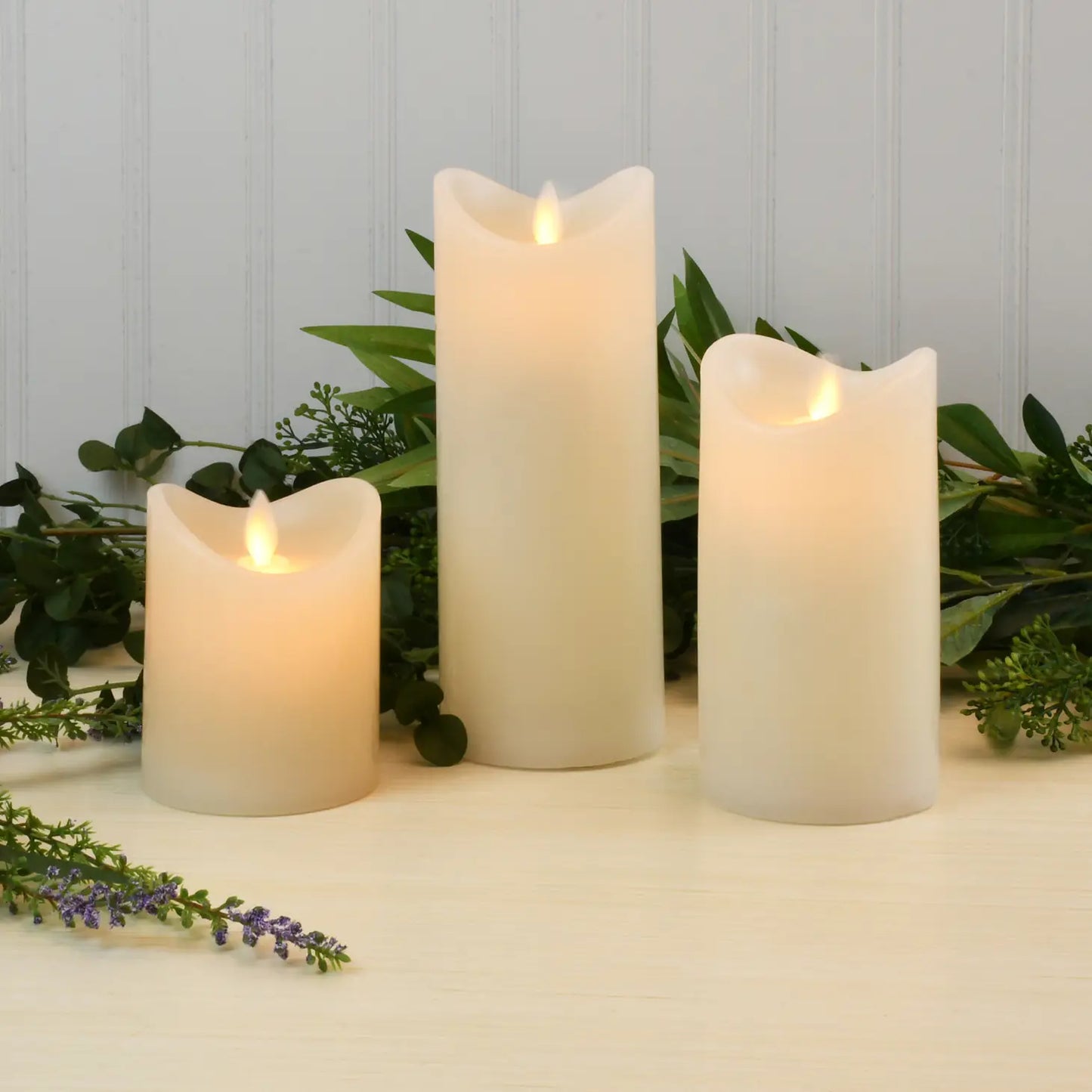 Battery Operated LED Wax Candles