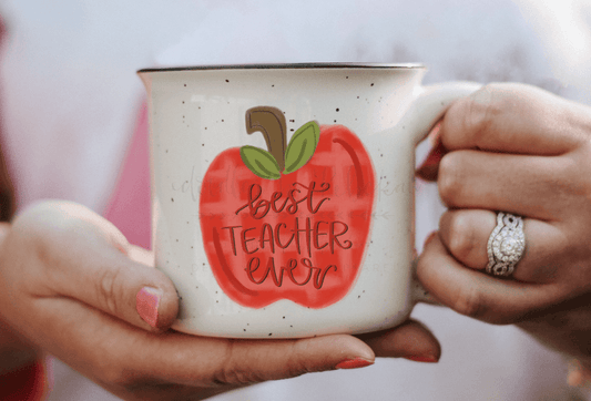 Apple teacher mug